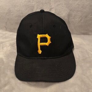 Pittsburgh Pirates MLB Snapback Hat Black Yellow Embroidered Baseball Cap 1 Size